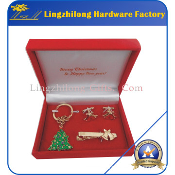 Christmas Holiday Decoration Metal Gifts Set